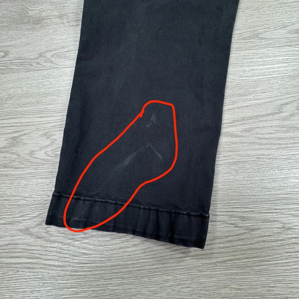 Zara Men's Cargo Pants DNWR Technical Fabric Black 34 Tactical Utility Pockets